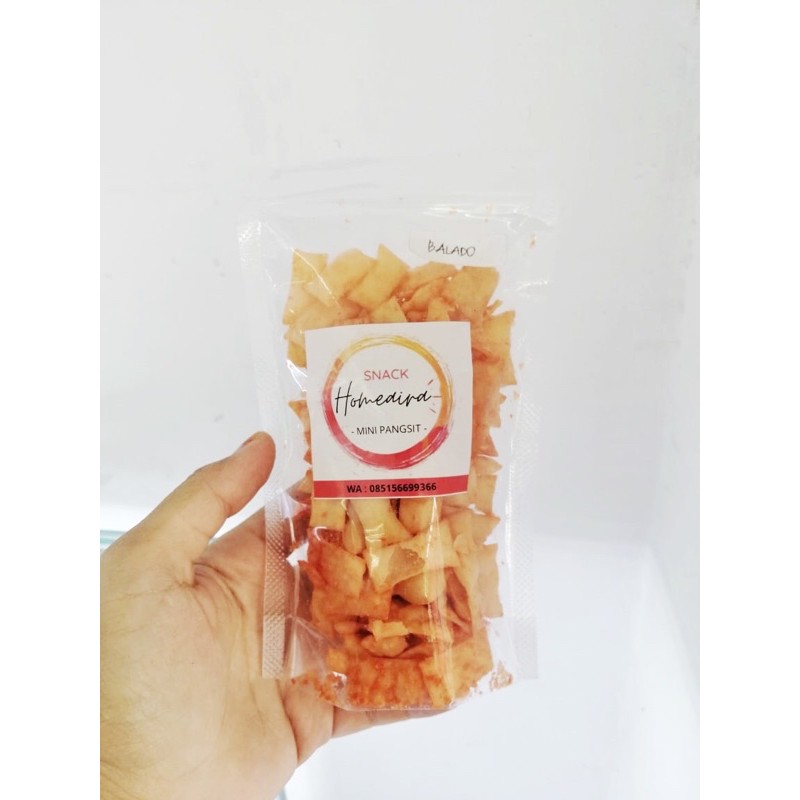 

MINI PANGSIT CEMILAN RASA BALADO