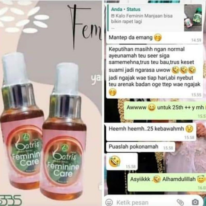 (BISA COD)FEMINIM CARE/ OBAT KEPUTIHAN /OBAT GATAL GATAL MISS V/ FEMINIM CARE BATRISYIA