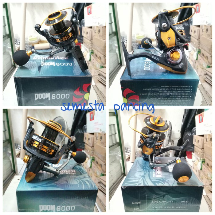 Dijual REEL SPINNING KAMIKAZE DOOM 6000