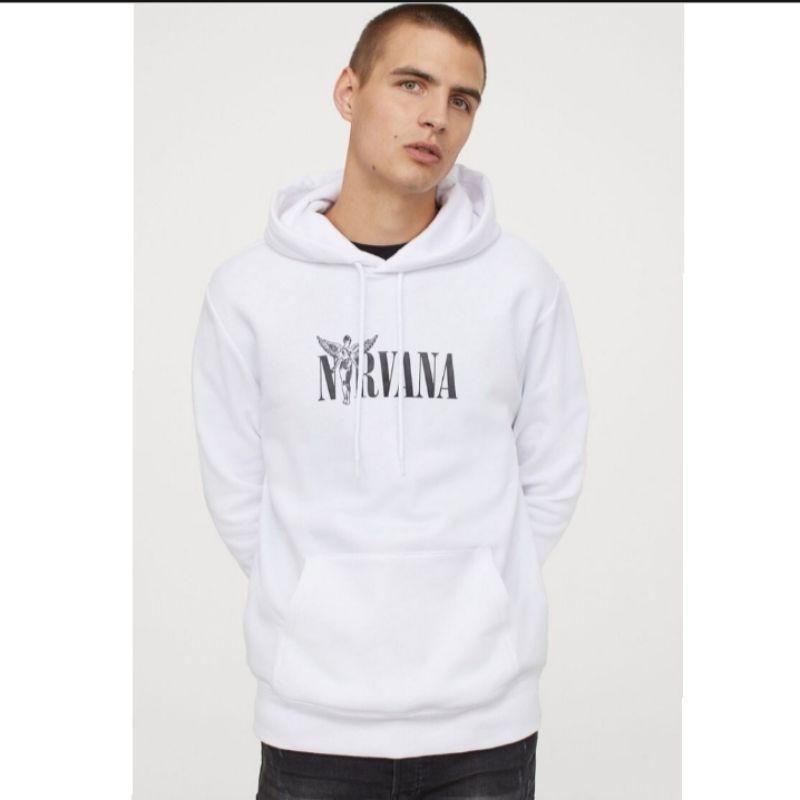 Nirvana Hoodie H&amp;M original / Hnm hoodie nirvana white