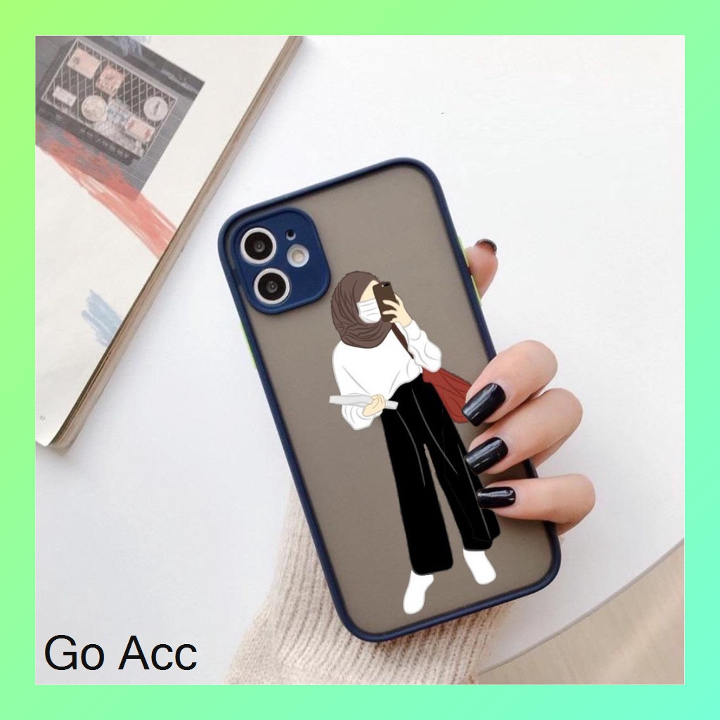 Softcase Hijab AA07 for Oppo Realme 2 Pro 3 5i 5s 7 7i 8 8i U1 U2 C1 C11 2021 C12 C15 C17 C2 C20 C20A C21 C21y C25 C3 C30 C31 C35 Narzo 20 30A 50a 50i 5G