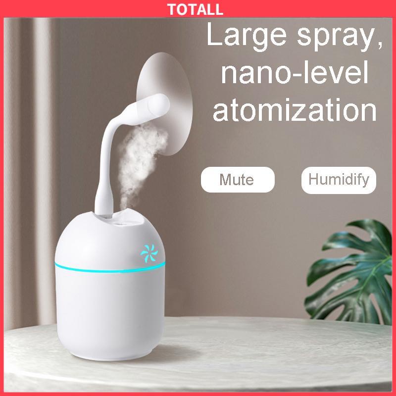 COD Portable Home Air Atomizer Night Light Office Desktop Humidifier Kapasitas Besar-Totall