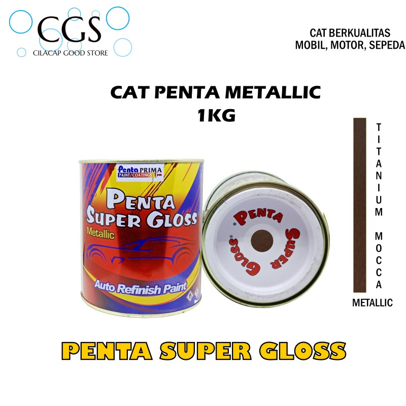Cat Penta TITANIUM MOCCA 1 Kg - cat coklat metalik - cat mobil coklat - cat mobil coklat metalik - c