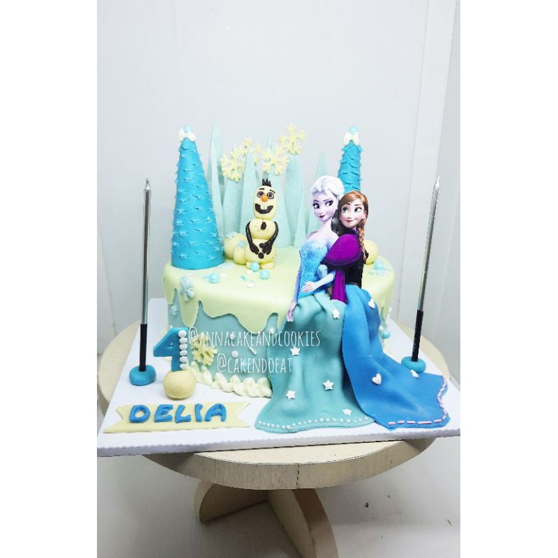 kue ulang tahun anak perempuan cake frozen