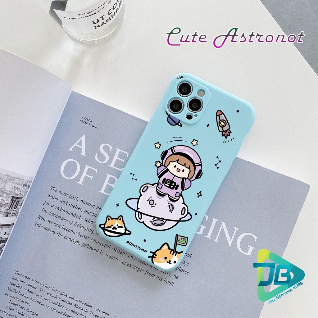 CASE CASING SOFTCASE SILIKON MACARON PELINDUNG KAMERA CUTE ASTRONOT OPPO VIVO SAMSUNG XIAOMI REALME IPHONE ALL TYPE JB5258