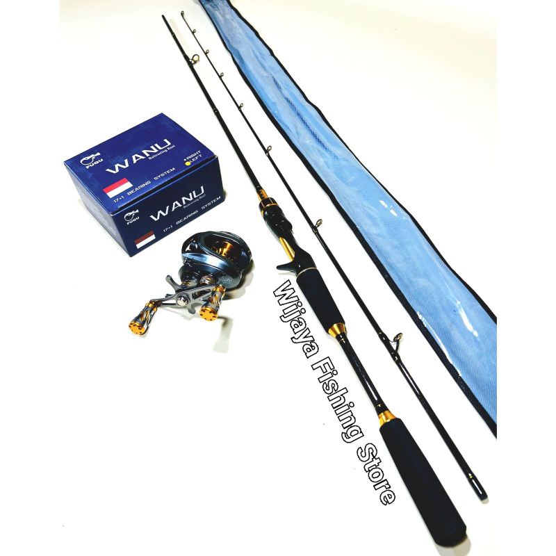 Set Joran BC Casting Oncak Baltic 180 dan Reel BC Fugu Wanu FREE PE
