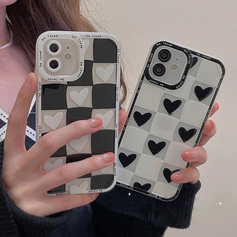 Soft Case Tpu Motif Catur Hati Untuk Infinix Hot 11s 11 9 10 Play 10 Hot 10 Lite Infinix Smart 6 5