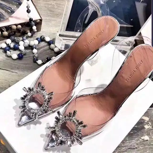 Amina Muaddi Heels 3cm 7cm - Heels Amina 7cm
