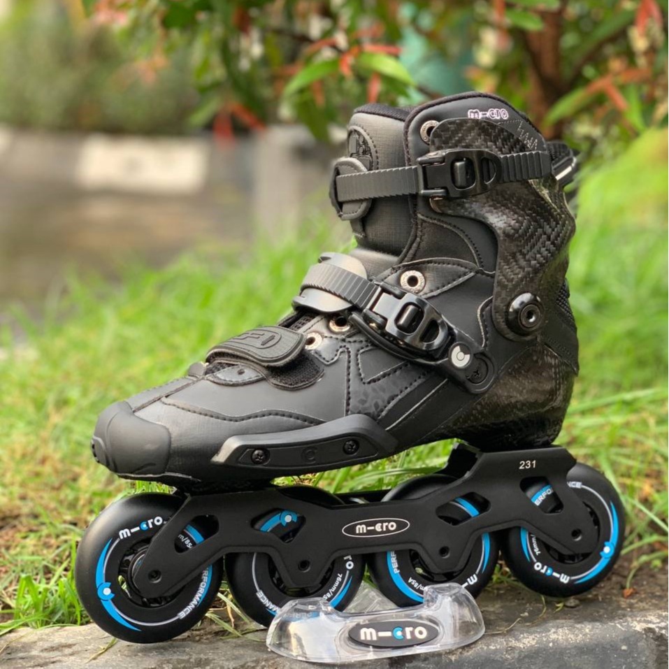 Sepatu Roda Inline Skate M-cro (Micro) Delta Force Black