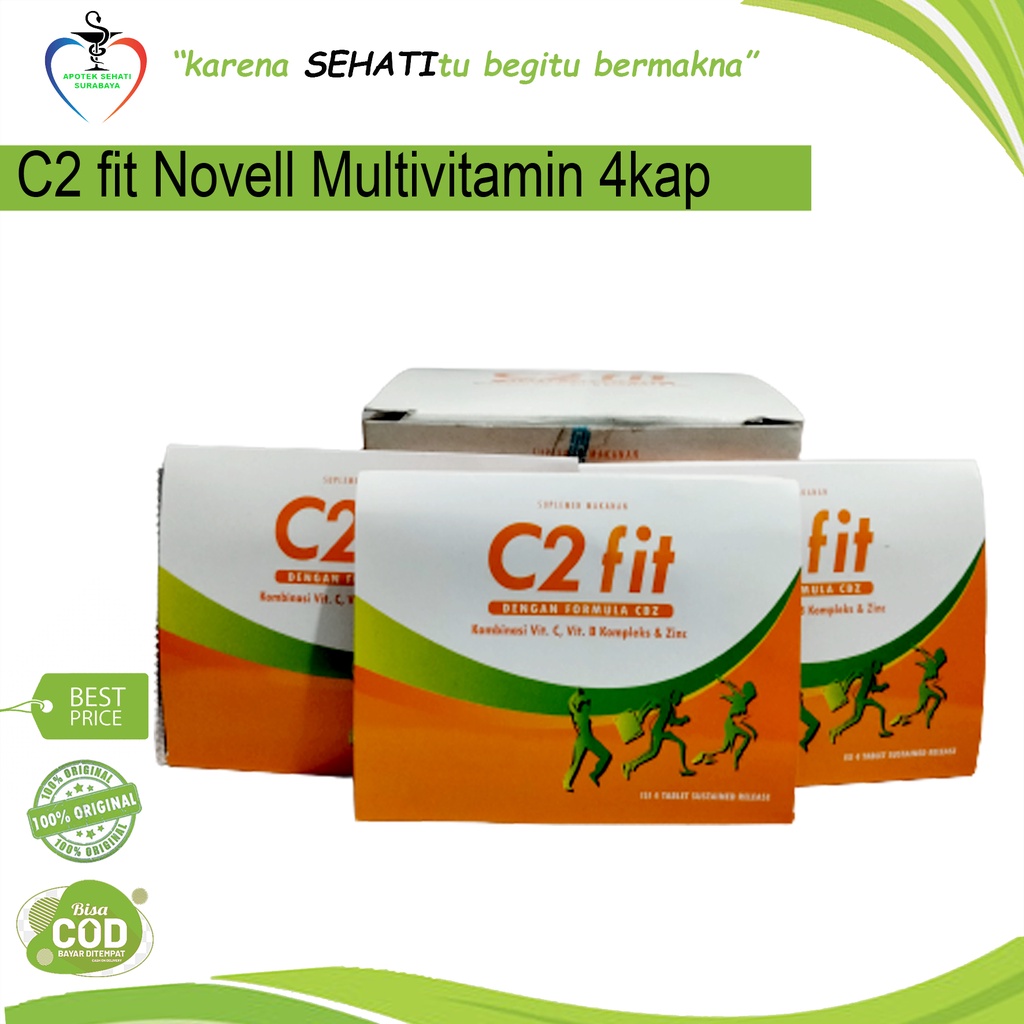 C2FIT Suplemen Vitamin C Daya Tahan Tubuh Dewasa C2 Fit