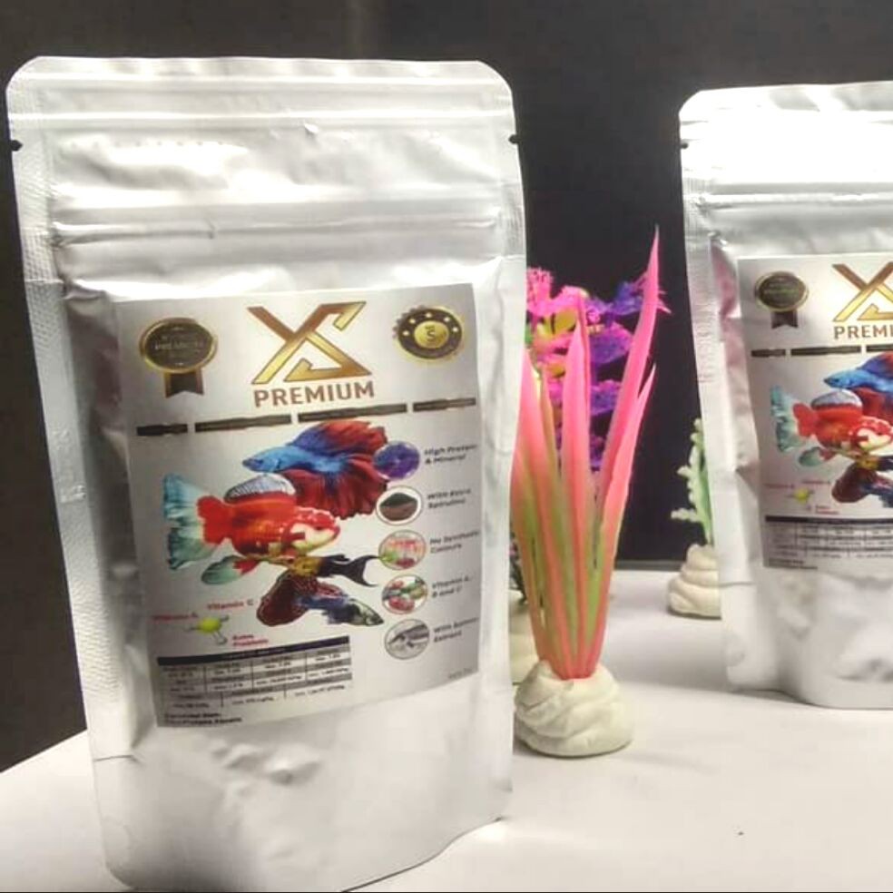 Pelet Ikan Merk Ys / Pakan ikan koki, guppy, cupang, burayak louhan - ISI 50 Gram - pelet premium