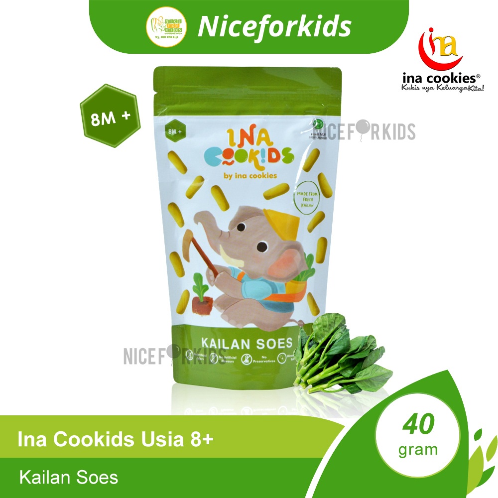 Ina Cookids Camilan Soes Rasa Buah dan Sayuran Usia 8+ dan 12+ / Cemilan Bayi