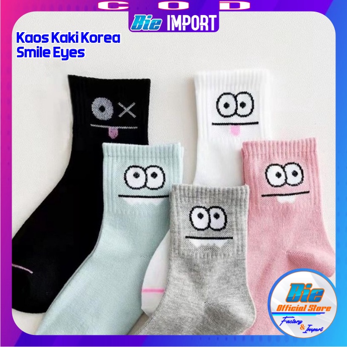 Kaos Kaki Korea Wanita Motif Gost Impor Best Seller