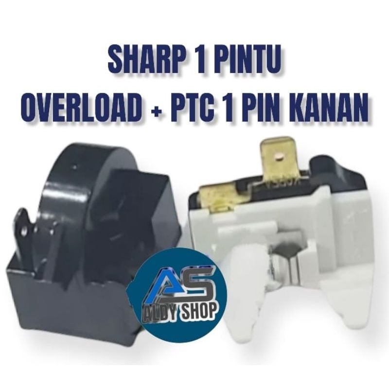 Kulkas Sharp 1 pintu / Overload kulkas Sharp 1 pintu Relay kulkas Sharp 1 pin kanan