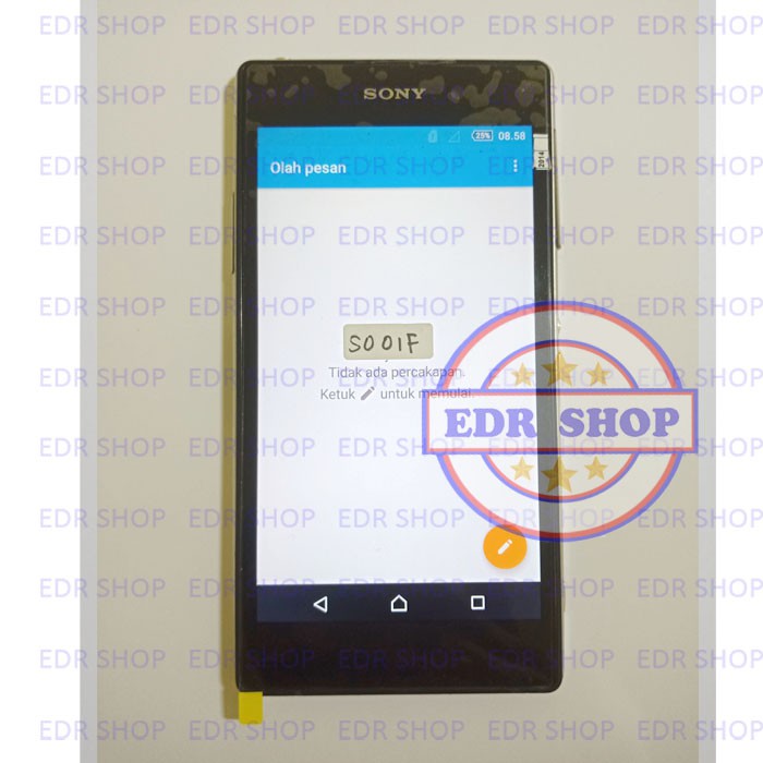Lcd Sony Xperia Z1 Docomo BIG SO-01F Lcd Touchscreen SO01F Layar Sentuh Original Hitam