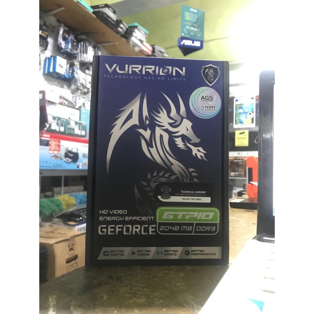 VGA Card VURRION GT710 Ddr3 2048Mb 64Bit Garansi Resmi