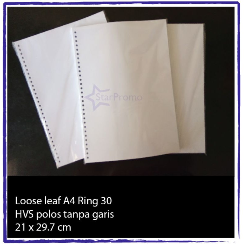 

RB Loose Leaf A4 Ring 30 Isi 100 Kertas File Murah
