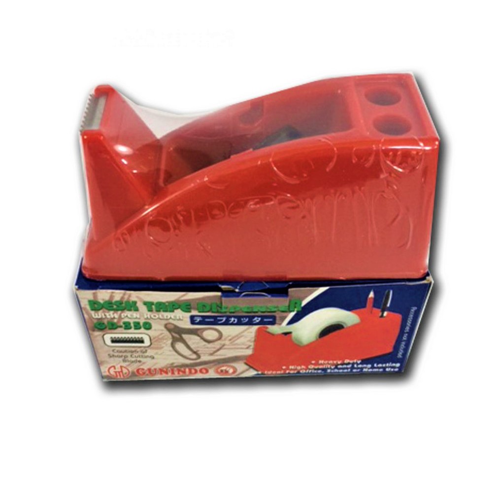

TAPE DISPENSER GD-350 TEMPAT PEMOTONG ISOLASI SOLATIP KECIL GUNINDO