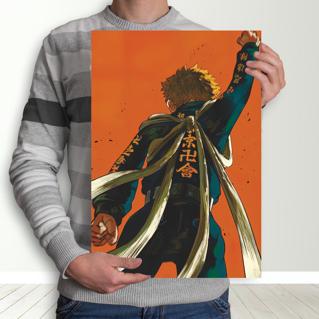 Poster Tokyo Revengers Anime - Size A3+ Takemichi Mikey Draken Baji Kazutora-7