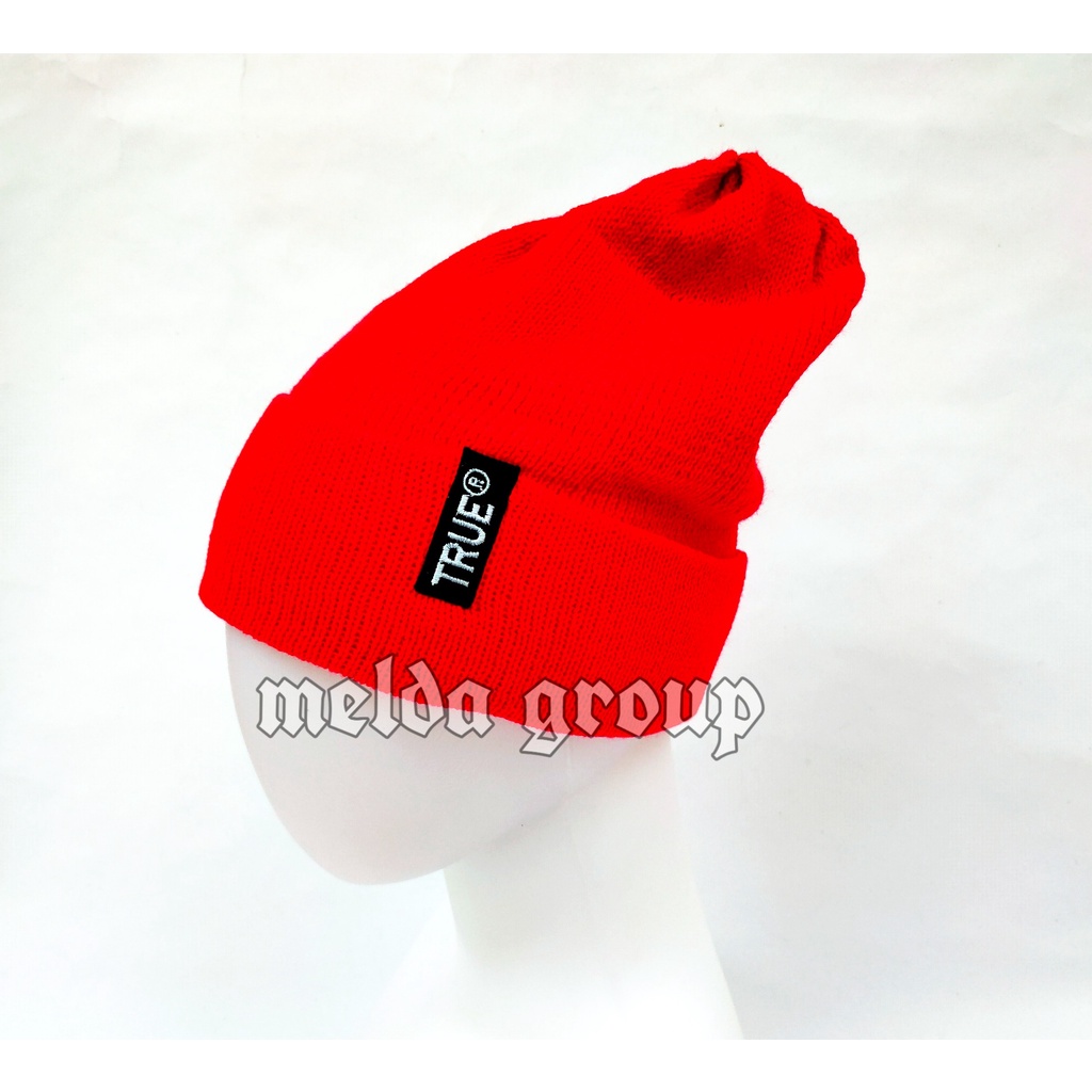 Topi Kupluk Beanie Cap True Pria Wanita Topi Kupluk Distro