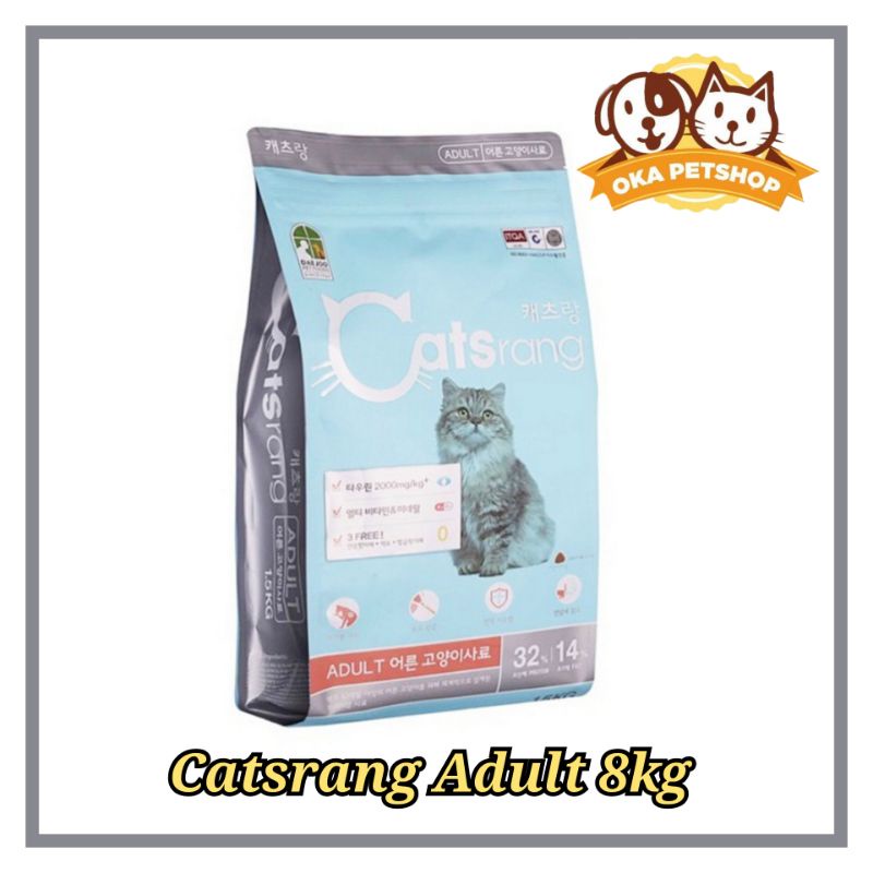 makanan kucing catsrang adult 8kg / ekspedisi / catsrang adult freshpack / catsrang cat food / catsrang adult 8kg