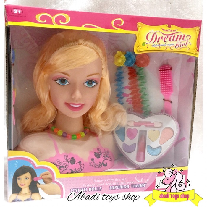 Mainan makeup hot sale barbie