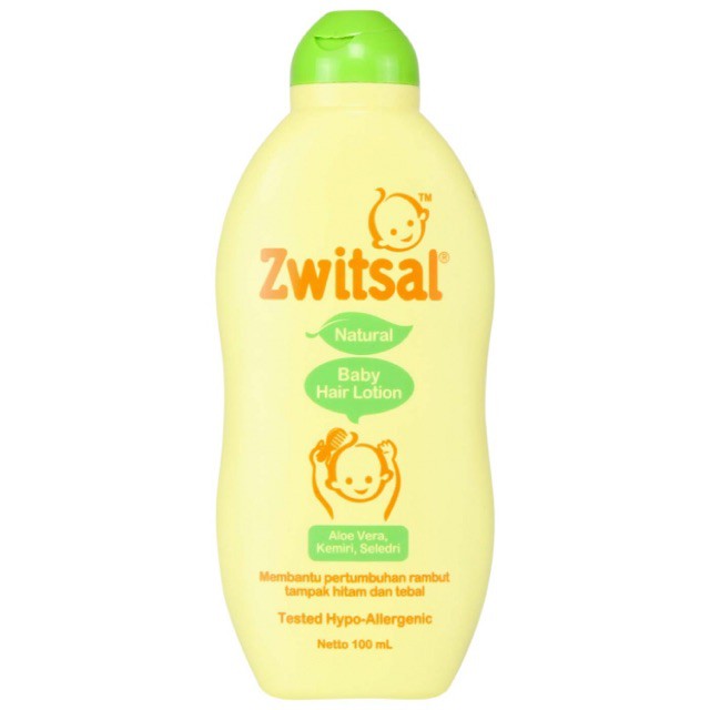 Zwitsal Baby Hair Lotion Aloe Vera, Kemiri &amp; Seledri 100ml