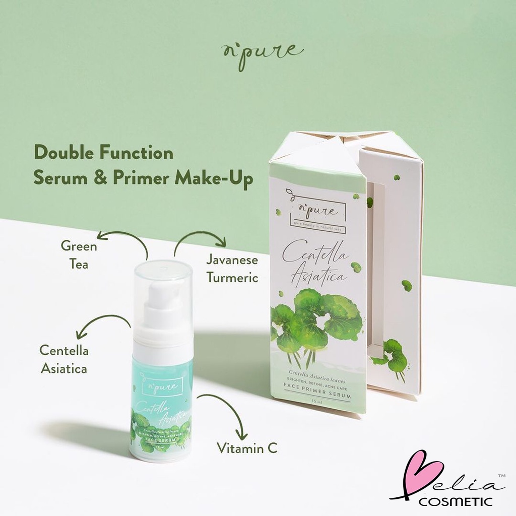 ❤ BELIA ❤ N'PURE Centella Asiatica | Cica Series | Toner | Essence | Face Wash | Clear Pad Npure | Cica Stater Kit | BPOM