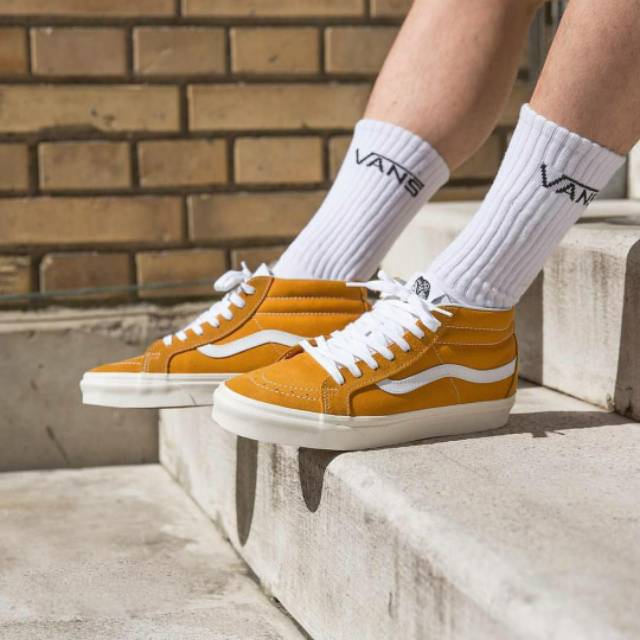 vans sk8 mid sunflower