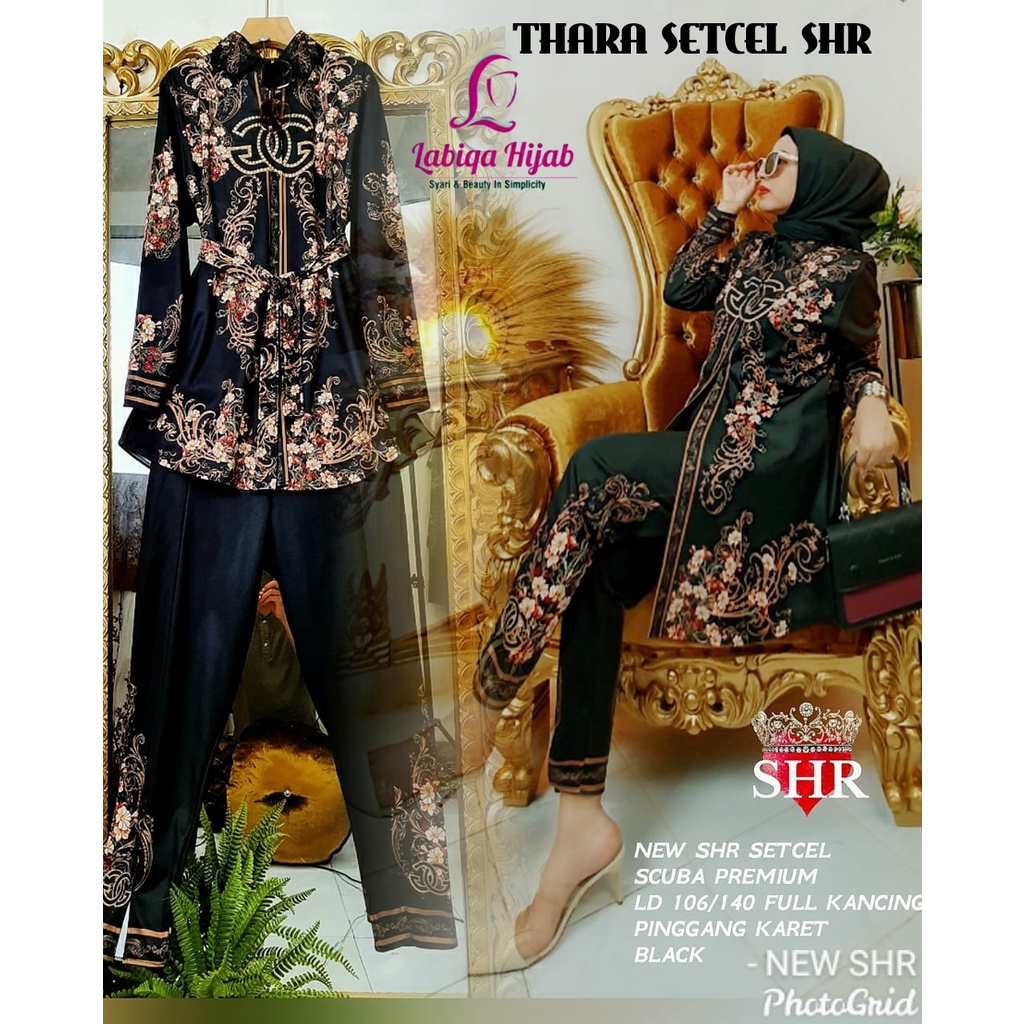 PAKAIAN WANITA THARA SETCEL SHR BY LABIQA HIJAB
