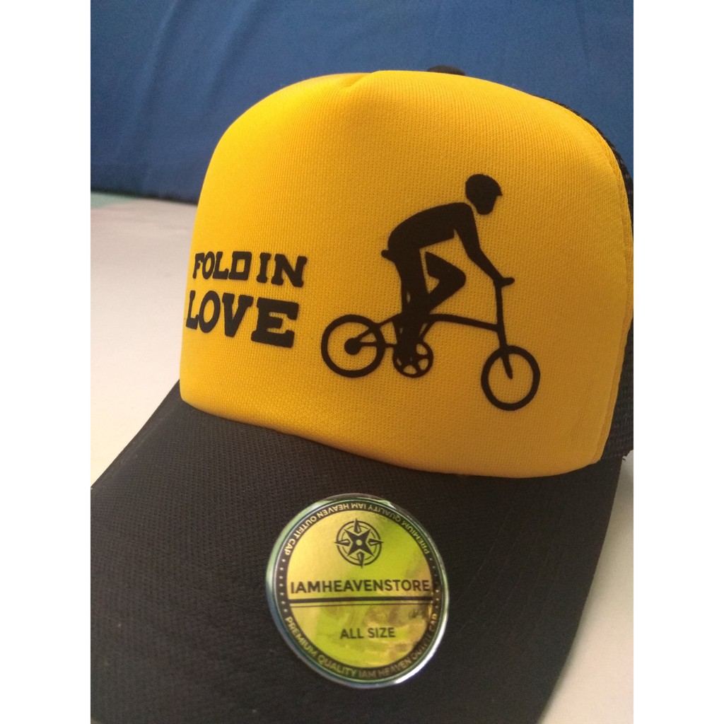 (BISA COD) TOPI SEPEDA LIPAT CYCLINGCAP FOLDING FOLD IN LOVE