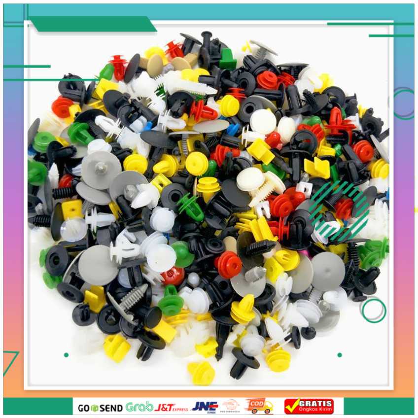 (BISA COD) FTIHSHPBaut Rivet Mobil Universal 160PCS - PE02