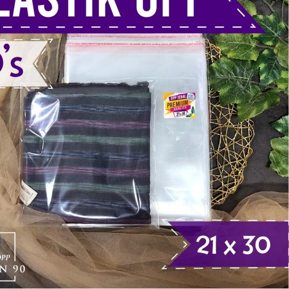 ♫ Plastik Opp Lem 21X30 Cm Tebal 40 Micron / Plastik Opp Seal Premium ◙