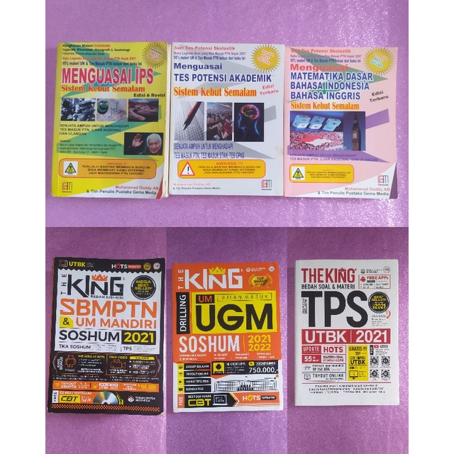 PRELOVED BUKU SBMPTN