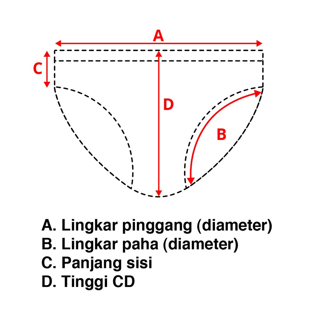 Scelta - 3Pcs Basic Panty Celana Dalam Wanita Midi Cd Sc 428 3S thumbnail 2