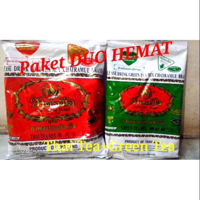 

Paket Duo Hemat Thai Tea dan Green Tea