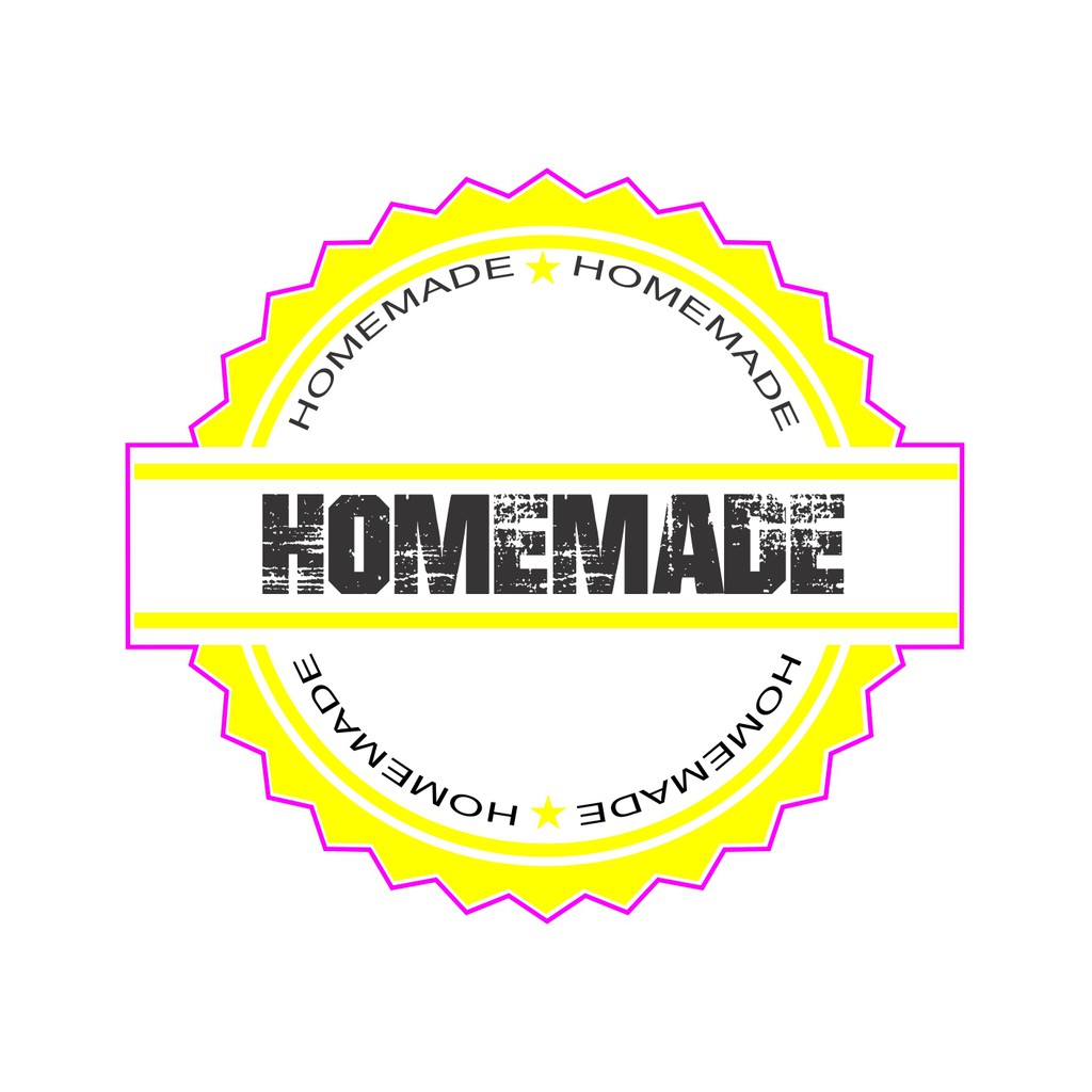 

Sticker HOMEMADE (HM-002) label print & cut (1 SET ISI 100 PCS)