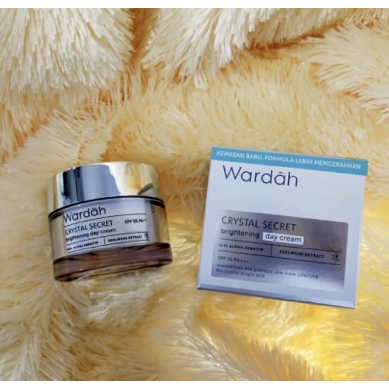wardah crystal secret day cream dan night cream
