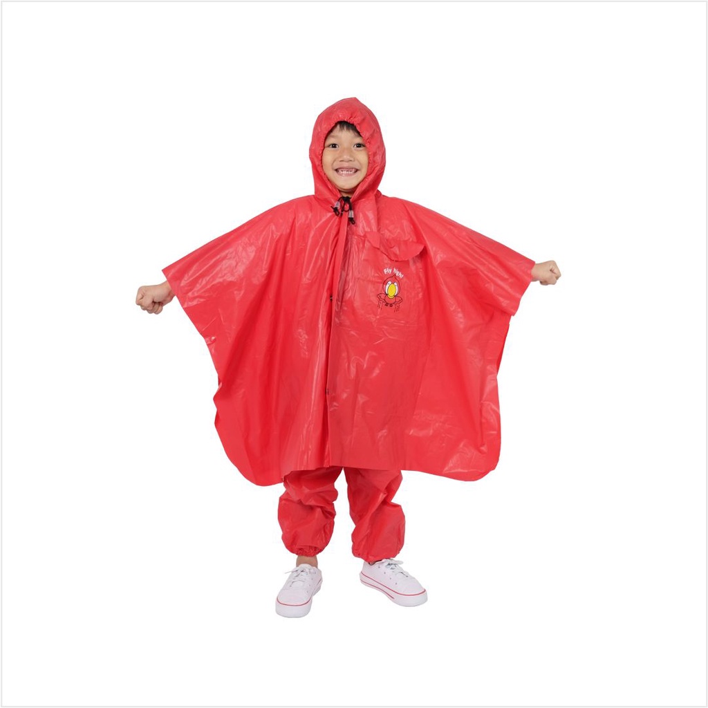 PLEVIA Jas Hujan Poncho Celana Bestkids 120