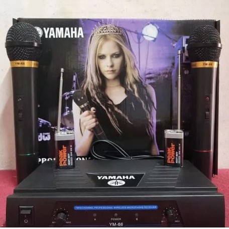 Microphone wireless yamaha YM -66 suara mantap