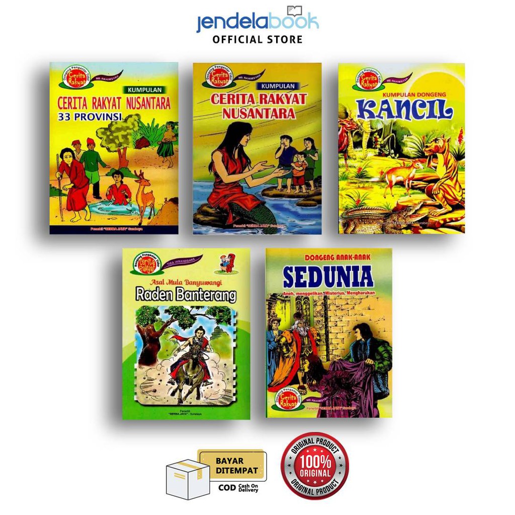 Buku Anak Dongeng Pengantar Tidur Cerita Rakyat Nusantara