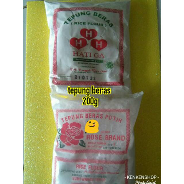

Tepung beras rose brand 200 gr