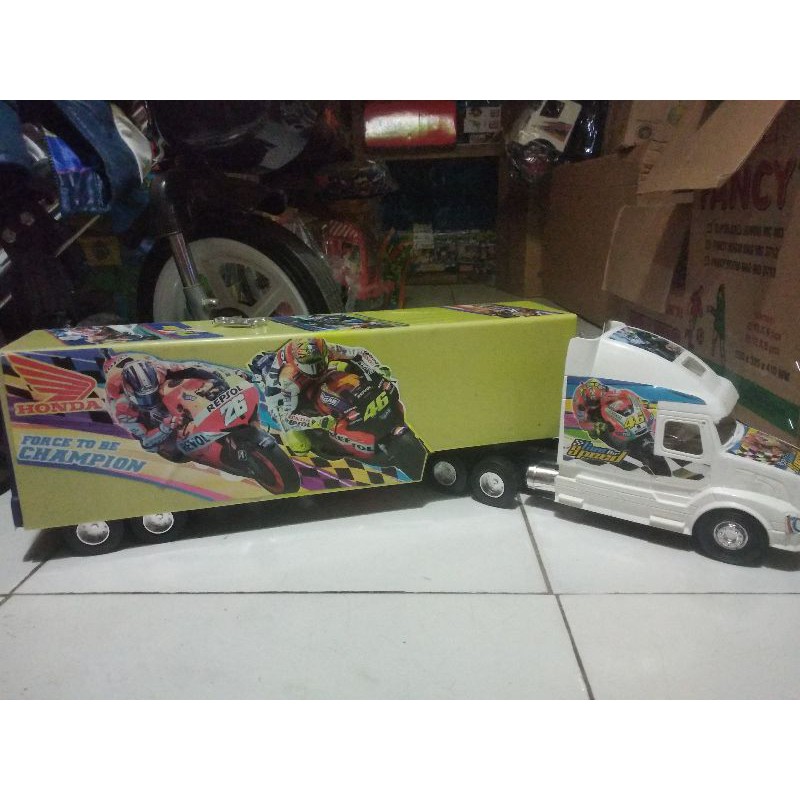 Mainan Mobil Kontainer / Truk Expedisi JUMBO 