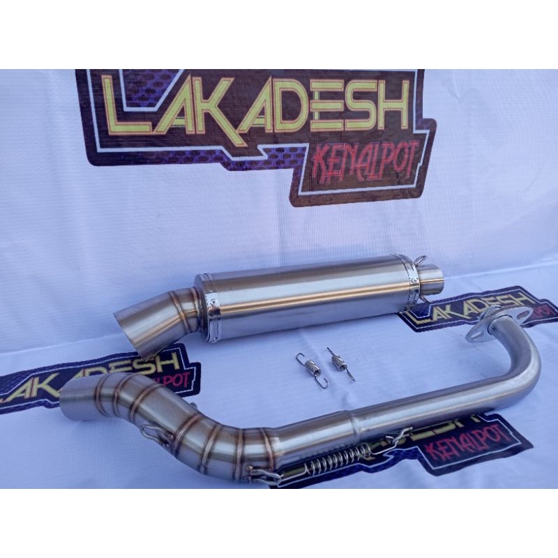 KNALPOT CORONG POLOS/LASER NAMA (INLET 38/50) BEAT MIO VARIO AEROX SCOOPY NMAX PCX LEXI ADV GENIO FREEGO XRIDE DLL