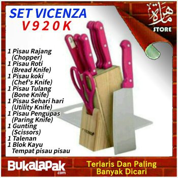 Pisau Set Vicenza V920k PISAU DAPUR TERBAIK