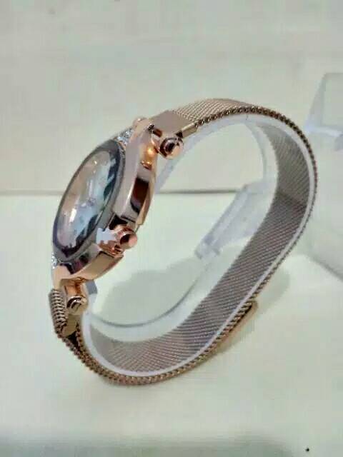 Jam Tangan Wanita Magnet Murah D*or Angka Diamond