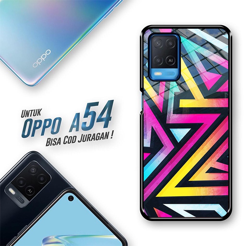 RJS Case - Case ABSTRAK Oppo A54 - Case Terlaris - Case Termurah - Case Glossy - Casing Hp - Case Te