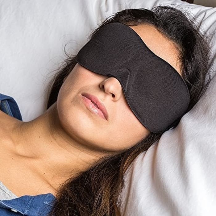 Penutup Mata Tidur Sleep Eye Mask Travel Masker Pelelap Tidur insomnia