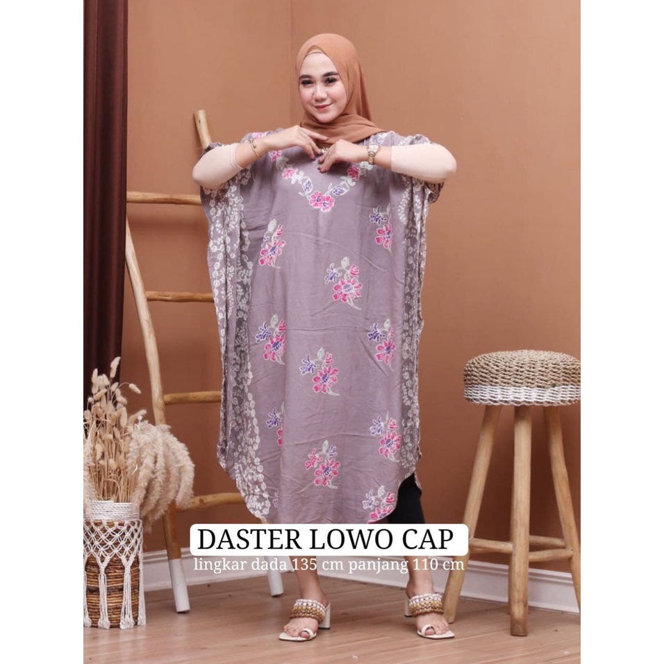 LONGDRESS JUMBO LOWO BATIK CAP /  DRESS KAFTAN / KAFTAN DRESS / DASTER DAILY / LONGDRESS  KAFTAN