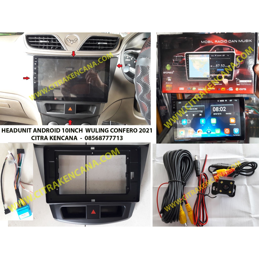 Paket Headunit Android Wuling Confero 2021